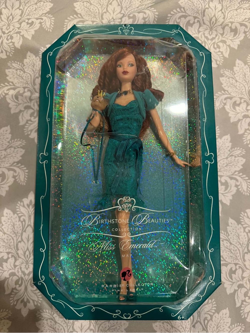 Barbie Birthstone Beauties Collection Miss Emerald, Steffi Face w Puppy ☘️ NRFB